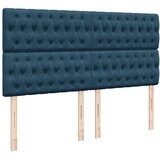  Krevet s oprugama i madracem plavi 180x200 cm baršunasti | shoptok.hr