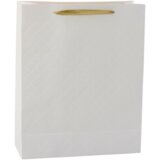  Paper Gift Bag White Elegant 32 x 26 x 12cm Cijene