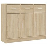  Komoda boja hrasta sonome 91x28x75 cm od konstruiranog drva | shoptok.hr