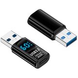 INF Adapter USB-A na Type-C s prikazovalnikom napetosti/toka (2 kosa), (5000291424) Cene