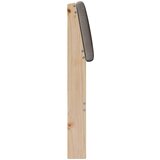 Tapecirani uzglavlje Sivo-smeđa 100 cm Čvrsto borovo drvo | shoptok.hr