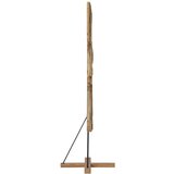 vidaXL Božično drevo z stojalom Rjava 180 cm Trdna tikovina | Shoptok.si