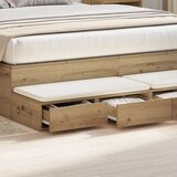  Noćni ormarići Umjetnički hrast Iverica 160 x 36.5 x 16.5 cm | shoptok.hr