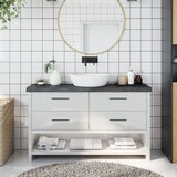  Kupaonska radna ploča tamnosmeđa 120x30x(2-6) cm tretirano drvo Cijene