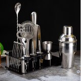 INF 12-delni komplet za koktajle, komplet barmanskih orodij iz nerjavečega jekla M, (5000216748) | Shoptok.si
