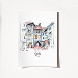 Wallity poster Annecy France-2031, 29,7x42 cm | ePonuda.com