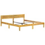  Posteljni okvir iz trdnega mangovega lesa 200 cm | Shoptok.si
