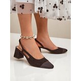 Resti Women's Low Heel Pumps with Decorative Toe Eleganzo | shoptok.hr