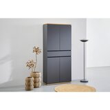 XORA omara za čevlje barve grafita, hrast artisan | Shoptok.si