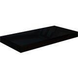 vidaXL Stenska polica visok sijaj črna 50x23x3,8 cm MDF Cene
