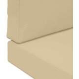  Zunanja blazina za kavč 2 pcs Bež Poliester, (5000202322) | Shoptok.si