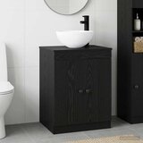  Set namještaja za kupaonicu Crni hrast Konstruirano drvo | shoptok.hr