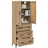  Highboard 2 kom. Umjetnički hrast 69,5 x 34 x 180 cm | shoptok.hr