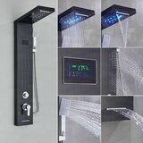 EYN Luksuzni LED tuš panel | Tuš sistem BSP1912 — Nikelj — Kotna | Shoptok.si