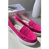EVENTO Suede Women's Moccasins Fuchsia Filidia | Shoptok.si