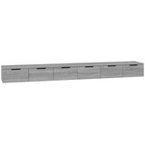 Zidni ormarići 2 kom boja hrasta 102x30x20 cm konstruirano drvo | shoptok.hr