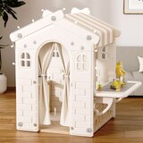 Feelkids Višefunkcionalna kućica sa tablom za LEGO kocke bež boja | ePonuda.com