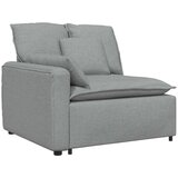  Modularna sofa s jastucima, tkanina, svijetlo siva | shoptok.hr