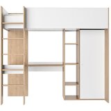 Mömax Igralna Postelja Matis, Bela, Barva Kostanja, 90x200 Cm | Shoptok.si