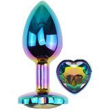 SuperLove Heart Anal Jewel Multicolor Small Cene