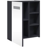  Kupaonski ormarić s ogledalom i LED svjetlom sivi 45x13x52 cm | shoptok.hr