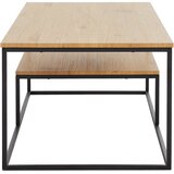 MID.YOU klubska miza, črna, barve hrasta | Shoptok.si
