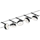 PAULMANN 94479 - Kompletan sajlni sistem CIRCLE sa 5x LED/5W, 230V, crna | Eponuda.com