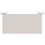  Jastučić za klupu SOEST 100% poliester Bijela 60 x 40 x 5 cm - Bijela 60 x 40 x 5 cm Melange | shoptok.hr