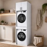 Hanah home ormarić za veš mašinu KD116, 66,6 cm, beli Cene
