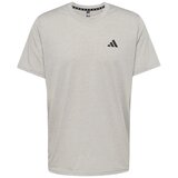 Adidas Funkcionalna majica svetlo siva / črna | Shoptok.si