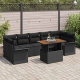  Sjedeća garnitura za vrt 8 kom. Poli ratan 100 x 55 x 73 cm | shoptok.hr
