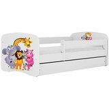 HAPPYKIDS Dječji krevet Dreamy ZOO 180x80 bez madraca s ladicom Bijela | shoptok.hr