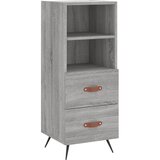The Living Store Komoda siva sonoma 34,5x34x90 cm inženirski les - Komoda, (21503363) | Shoptok.si