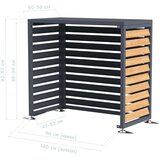  Westman maska za vanjsku jedinicu klime Boxa S | 56x100x92 | Drveni izgled | shoptok.hr