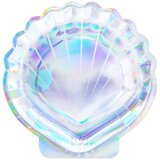 PARTY DECO krožniki mermaid - školjka, prelivajoča se, 18,5 cm | Shoptok.si