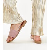 Gemre Brown shiny slides Anilsa | Shoptok.si