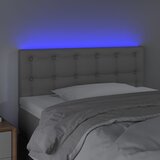  LED uzglavlje sivo 80 x 5 x 78/88 cm od umjetne kože | shoptok.hr