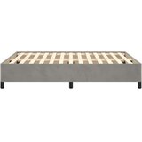  Okvir za krevet bez madraca svjetlosivi 140 x 190 cm baršunasti | shoptok.hr