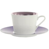 WHC Set 6kos skodelica za čaj s podstavkom Loop Ametista 270ml / 6 kos / vijola / porcelan, (5000199586) | Shoptok.si