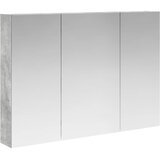  Kupaonski ormar s ogledalom Betonski sivi 100 x 14,5 x 70 cm | shoptok.hr