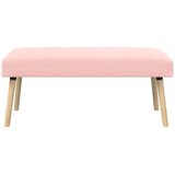  Klupa Jednobojno Ružičasta 110 x 40 x 46 cm Bouclé | Eponuda.ba