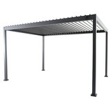 SUNFUN Milos Paviljon s letvicama (Š x D: 386 x 294 cm, Boja stalka: Antracit, Aluminij) | shoptok.hr