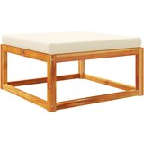  Vrtni tabure s jastukom 65x65x29 cm od masivnog drva bagrema | shoptok.hr