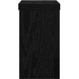  Stalak za biljke 2 pcs Crni hrast 10 x 10 x 18 cm | Eponuda.com