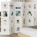 vidaXL Paravan 6-delni bel trden les pavlovnije | Shoptok.si
