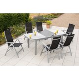 Gardenson Vrtni Set Carrara, 7-Delni, Raztegljiva Miza | Shoptok.si