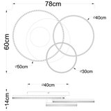 Globo STROPNA LED-SVETILKA Sanford 3000 K 230 V | Shoptok.si