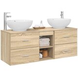  Set namještaja za kupaonicu 3 kom. Hrast sonoma | shoptok.hr