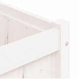  Vrtna sadilica bijela 150 x 50 x 50 cm od masivne borovine | shoptok.hr