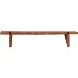  Zidne police od masivnog bagremovog drva 2 kom 90 x 20 x 18 cm | shoptok.hr